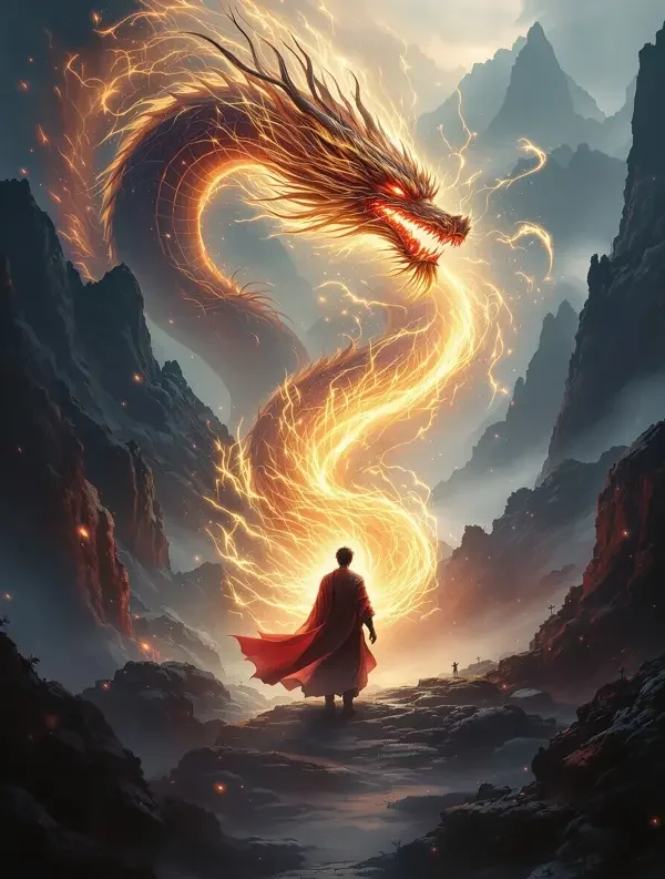 黄果AI短剧《龙婿归来》封面